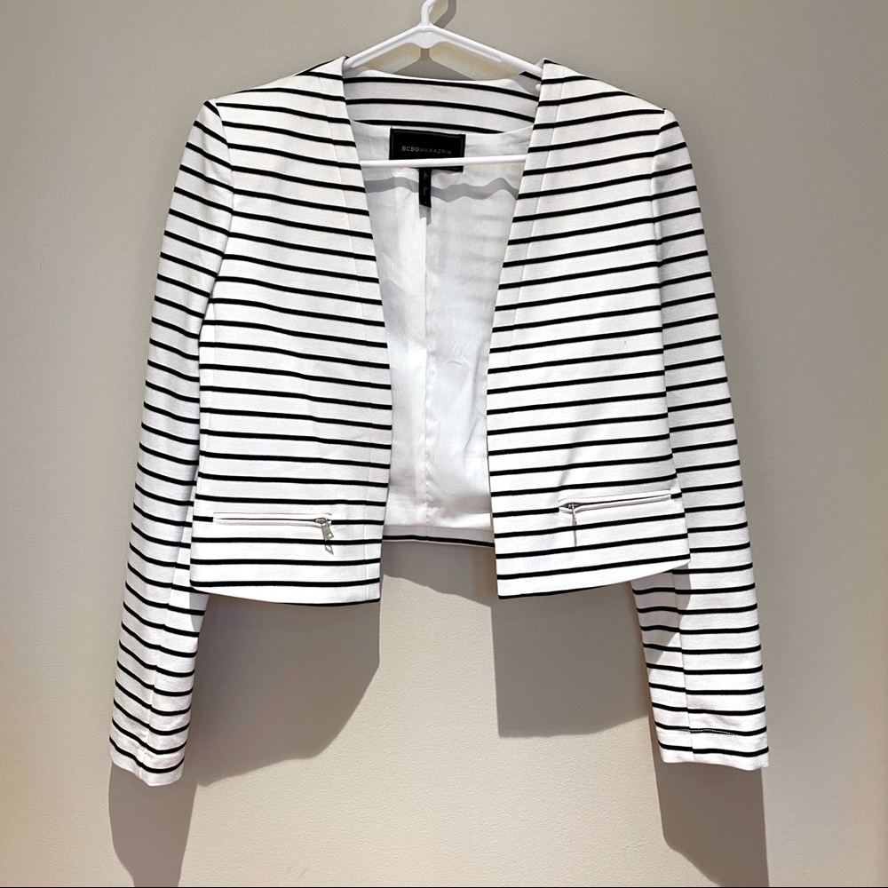 BCBG Maxazria Wade Striped Blazer